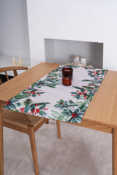 Marielouhome مفرش عيد الميلاد من القطن بنسبة 100% (45 × 100)