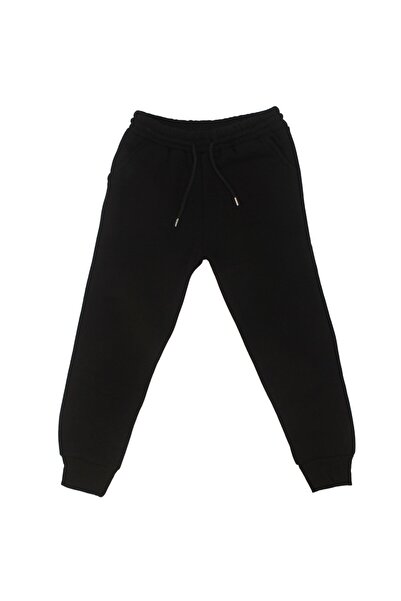 bebegen Unisex Μαύρο Φλις Φούτερ με τσέπες και τρεις κορδόνια με μονό κάτω μέρος