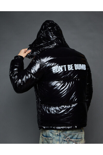 Zoe Studio Black Shiny Jacket - Don't be dumb (man)