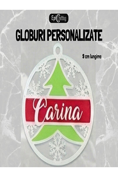 Epic Crafting Personalized Christmas globe with name, Ideal holiday gift