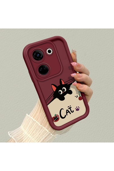 Hontinga حافظة هاتف من السيليكون الناعم المضاد للسقوط لهاتف تكنو كامون 20 برو 4G