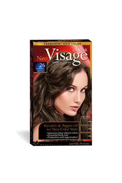 VİSAGE Vopsea de par Neo Keratin & Argan Oil 26 Brown