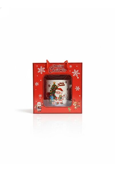 OEM Christmas Mug with Spoon-Santa Claus