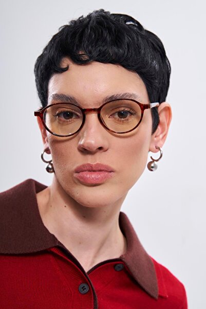 Bilge Karga Cunda Leopard Blue Light Protective Glasses