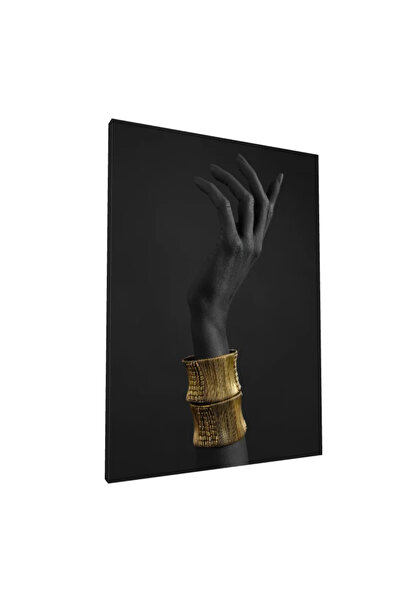 PozaTablou Mână elegantă cu brățară aurie - Pânză 20x30 cm