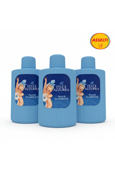 Felce Azzurra ASSELTI® Set – 3 x Talco Classico 250 g