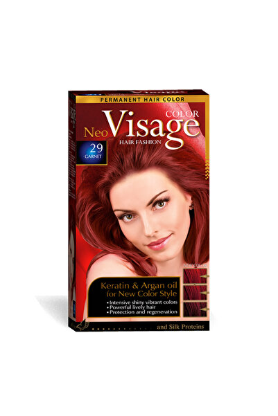 VİSAGE Vopsea de par Neo Keratin & Argan Oil 29 Garnet