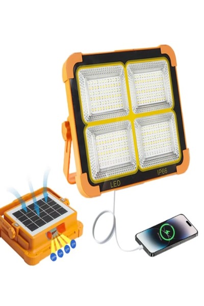 Smart XINSITE IP66 High Power Solar Rechargeable LED Floodlight for Mechanic Camping Fishing Car Repair