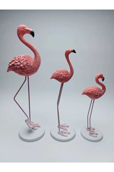 Home Metal Ayaklı 3 Lü Flamingo