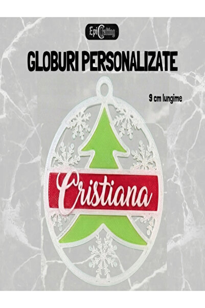 Epic Crafting Personalized Christmas globe with name, Ideal holiday gift