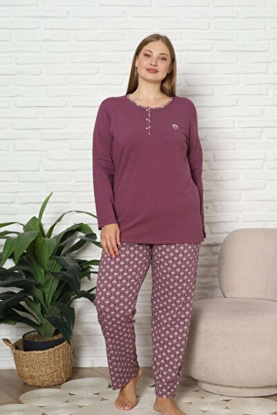 ALİMER Dried Rose Women's Ethnic Pattern 3 Button Cotton Lycra Transitional L...