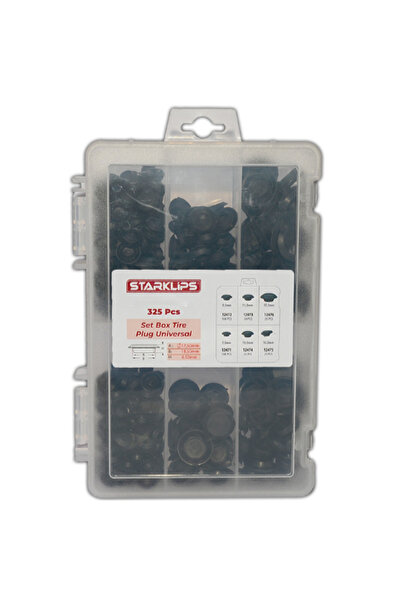STARKLİPS UNİVERSAL 325 ADET LASTİK TAPA SETİ