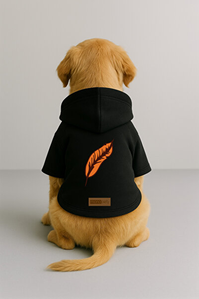 Monopetz Printed Inside Fleece Dog and Cat Clothing & Dress - Black Color K H...