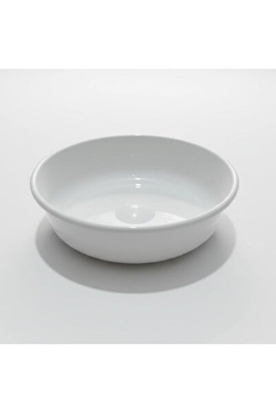 DAMMERUN 20 cm Genişlik – 6 cm Yükseklik Beyaz Plastik Hamam Tası