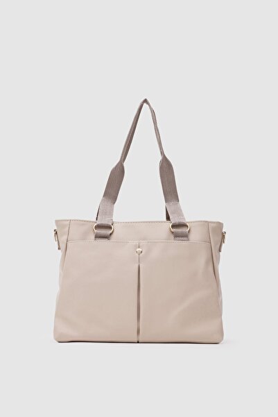 Catwins Geantă de mână și de umăr din țesătură satinată simplă pentru femei b...