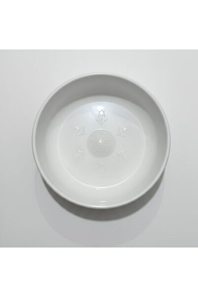 DAMMERUN 20 cm Genişlik – 6 cm Yükseklik Beyaz Plastik Hamam Tası