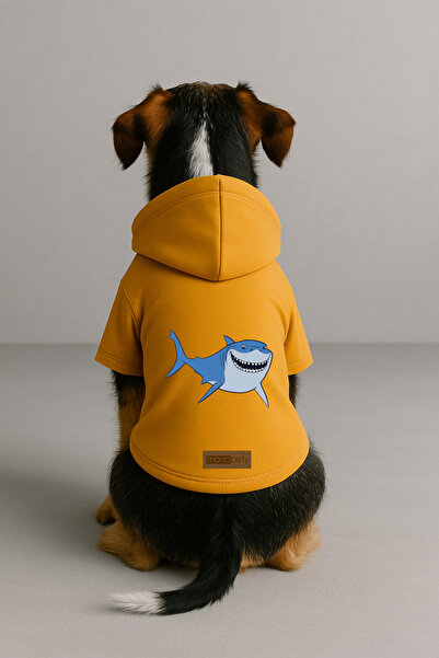 Monopetz Printed Dog and Cat Clothing & Dress with Fleece Inside - Yellow Col...