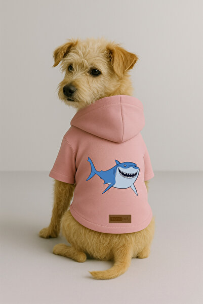 Monopetz Printed Dog and Cat Clothing & Dress with Fleece Inside - Pink Color...