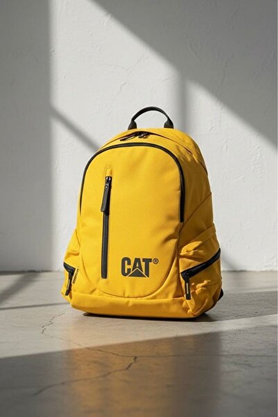 Cat Yellow Backpack Laptop & Travel Backpack 20L