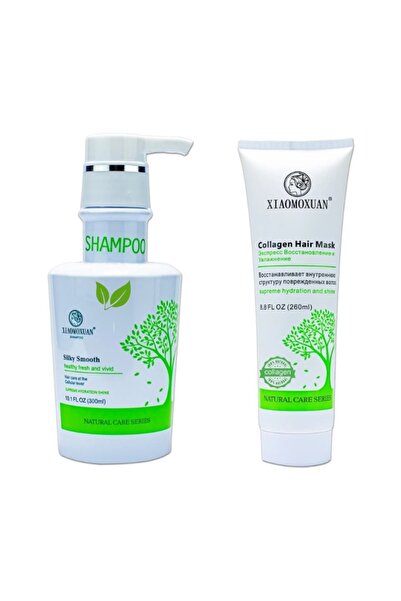 Xiaomoxuan Gift Set S1M260 - Tea Tree Shampoo 300ml + Collagen Mask 260ml