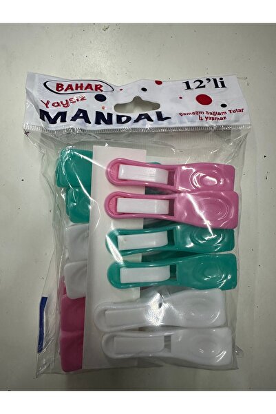 Plastik yaysiz camaşır mandalı