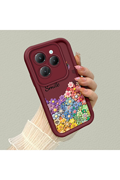 Hontinga حافظة هاتف من السيليكون الناعم متوافقة مع هاتف Infinix Hot 40/40 Pro