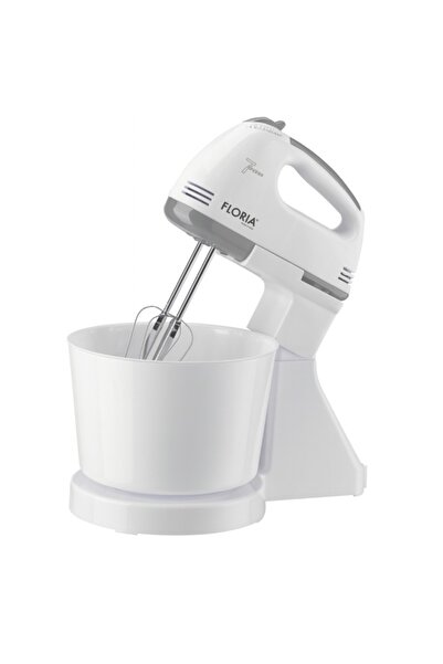 Floria Mixer cu bol ZLN-7577 – 150 W, 7 viteze, bol din plastic de 2 L, alb