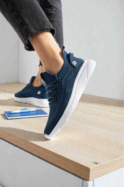WALK WHİTE Women's Casual Sneaker 15957 Indigo