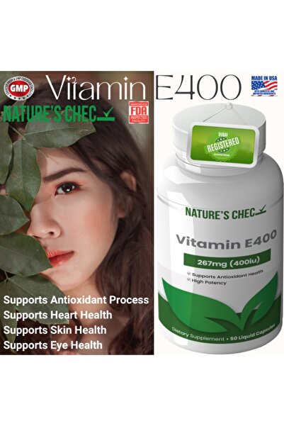 nature's chec Vitamin E400 Capsules 50S