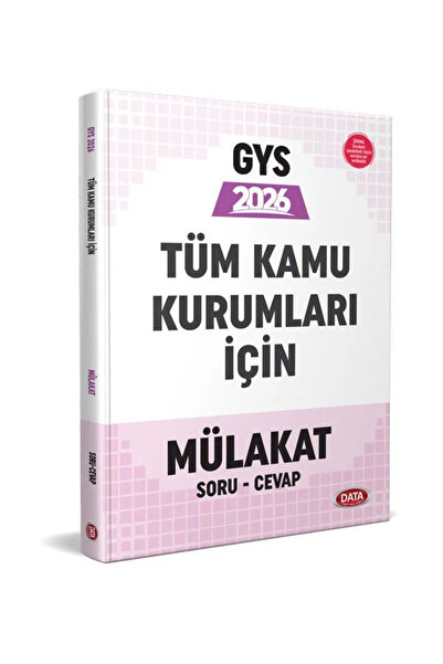 Bi bigelio Data 2026 GYS Tüm Kamu Kurumları için Mülakat Soru Cevap Görevde Y...