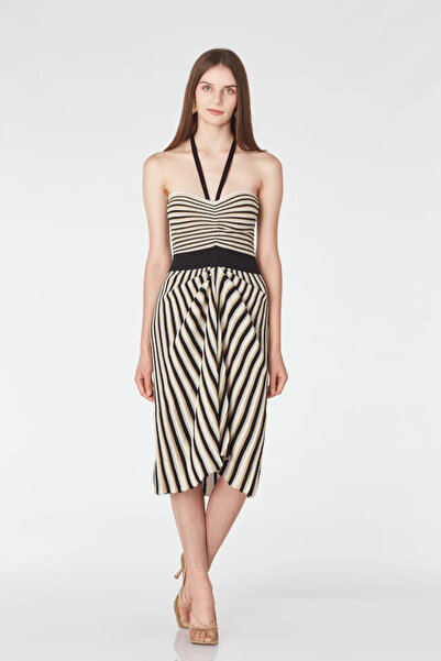 LARA WEAR Μίντι φόρεμα με πιέτες