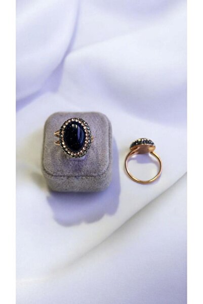 Halley Concept El Yapımı Yıldız Taşı Tasarım Gümüş Yüzük