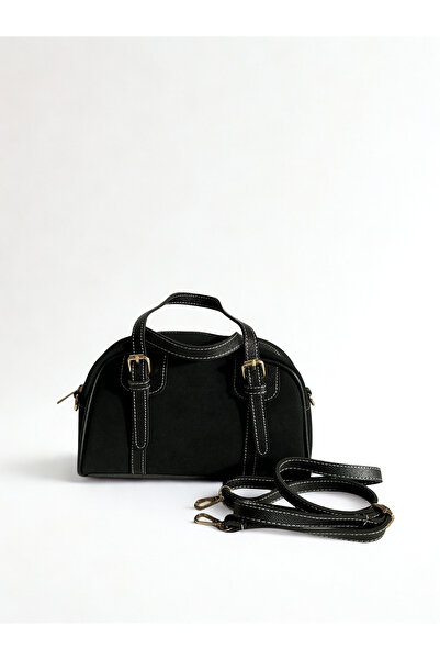 yako Miro Suede Mini Hand and Shoulder Crossbody Women's Bag – 15×25×8 cm