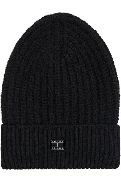 Tommy Hilfiger TJW COSY KNIT BEANIE Kadın Siyah Bere
