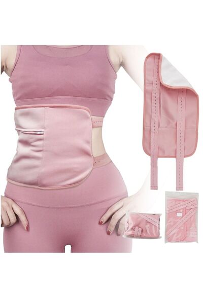 Remy Belle كمادات زيت الخروع العضوية القابلة لإعادة الاستخدام لشدّ منطقة الخص...