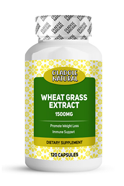 Oladole Natural Wheat Grass 1000 mg, 120 Capsules