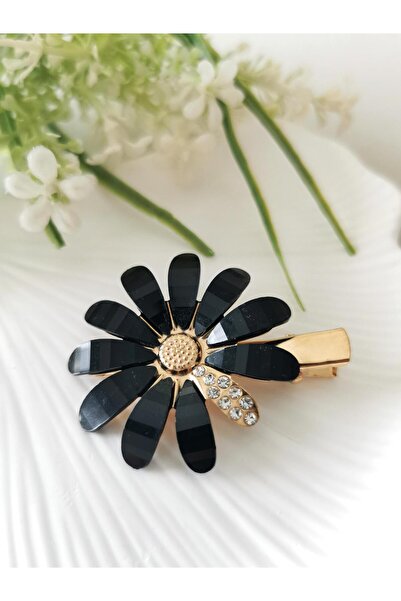 Halley Concept Stony black daisy pen buckle