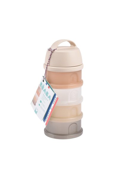 Beaba 4-Layer Milk Powder Box and Snack Container (Clay)