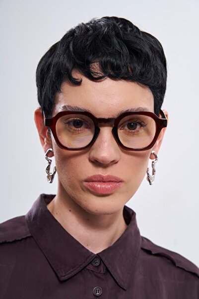 Bilge Karga Valeno Brown Blue Light Protective Glasses