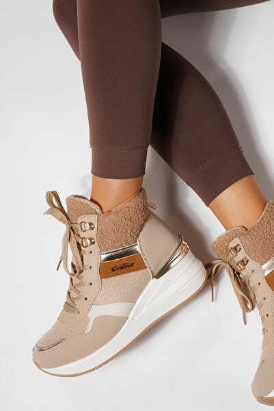 Zaira Ghete dama captusite khaki din piele ecologica intoarsa Ariana #23059 - 38