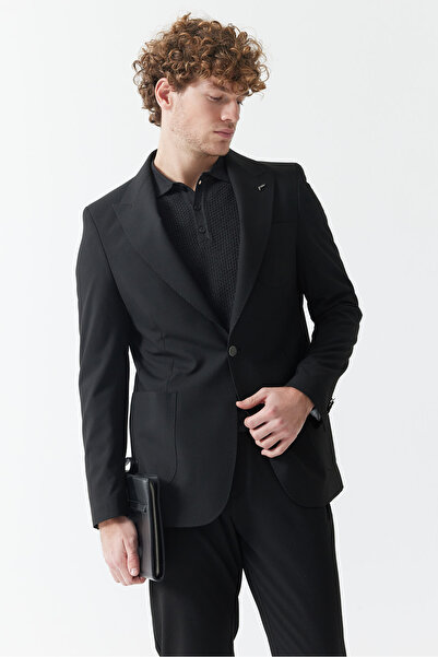 PAULMARK Men's Pointed Collar Jacket 3876Us