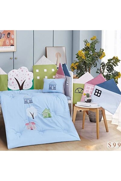 Reiashn مفرش هاوس مواليد بحواجز صيفي سماوي