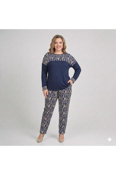 Vinola Plus Size Viscose Combed Cotton Fabric Suit