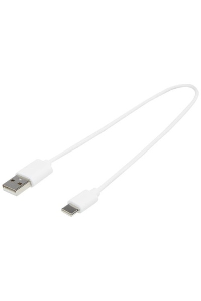 G Golden Case Short car charging cable, USB-A to USB-C, PF Concept X 35, White