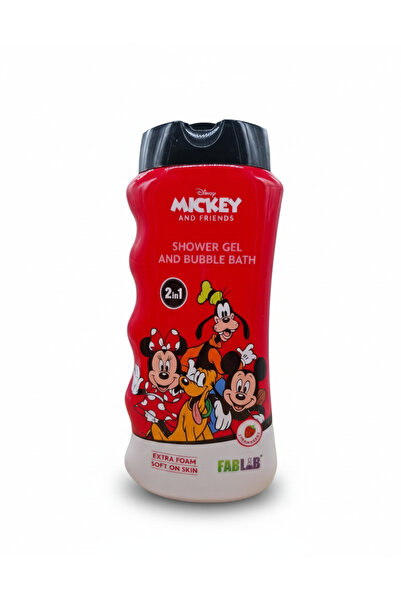 Fab lab جل استحمام لطيف مع فقاعات استحمام ميكي وأصدقائه للأطفال - وقت استحمام...