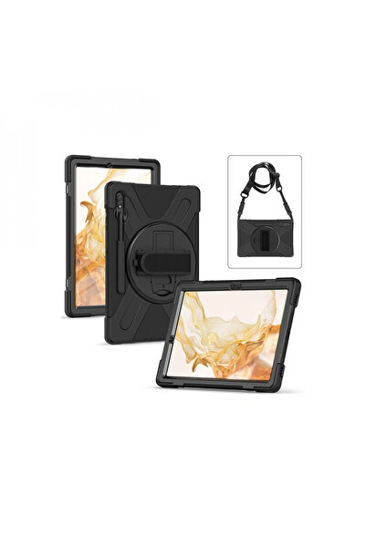 byhodi Samsung Galaxy T737 Tab S7 Fe 12.4 Case Amazing Tablet Cover - Black