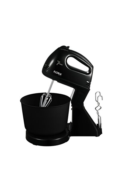 Floria Mixer cu bol ZLN-7574 — 150 W, 7 viteze, bol din plastic de 2 L, negru