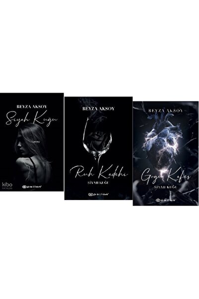 Epsilon Yayınevi Siyah Kuğu + Ruh Kadehi + Göğü Kafes / Siyah Kuğu 3 Kitap Set