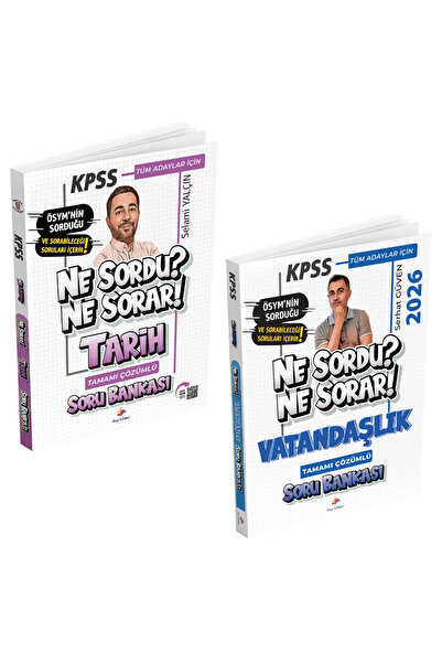 Dizgi Kitap 2026 Ne Sordu Ne Sorar KPSS Tüm Adaylar İçin Tarih ve Vatandaşlık...