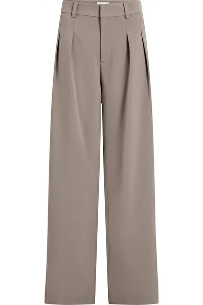 Calvin Klein TAILORED WIDE LEG PA Kadın Kahverengi Kumaş Pantolon